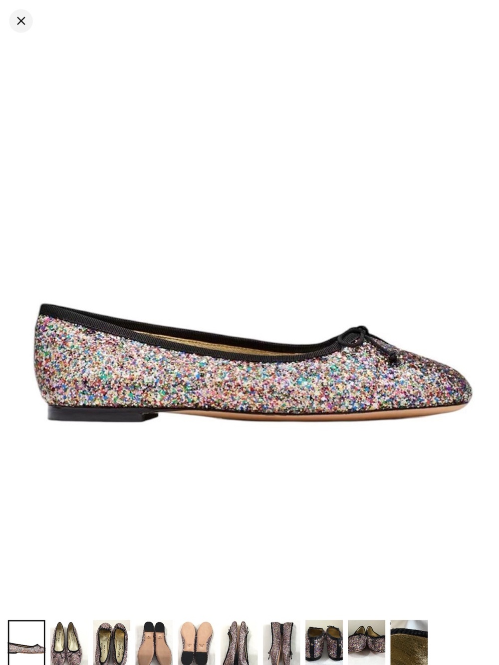 kate spade Metallic Honey Ballet Flats Size 8.5